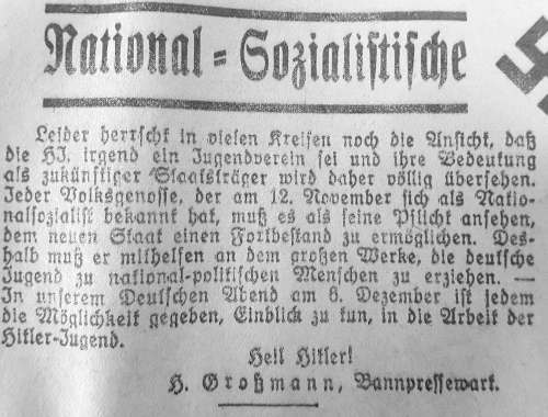 23 HJ 5 Dez 1936 500