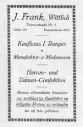 Anzeige J Frank 250