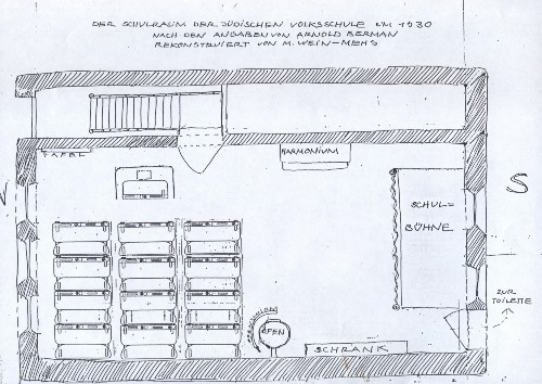 Raumplan jüdische Schule AKJG 500