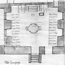 Alte Synagoge Sitzplan Rekonstrukt WEin MEhs 250